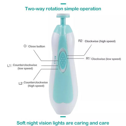 Trendemart Electric Baby Nail Trimmer Kit