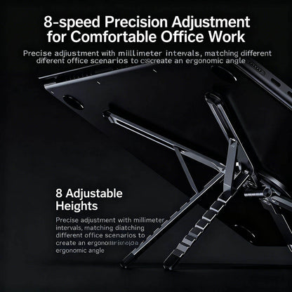 Trendemart 4-in-1 Foldable Aluminium Stand | Phone, Tablet, Laptop & Selfie Stick