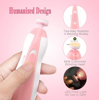 Trendemart Electric Baby Nail Trimmer Kit