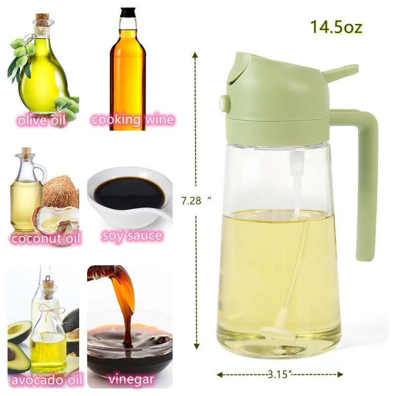 Trendemart 2 in 1 Portable Sprayer Oil Dispenser