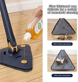 Trendemart Blue Squeezing Triangle Cleaning Mop