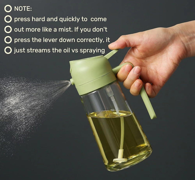 Trendemart 2 in 1 Portable Sprayer Oil Dispenser