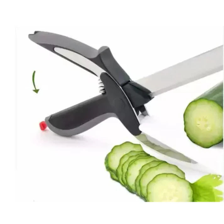 Trendemart 2-in-1 Steel Smart Clever Cutter Kitchen Knife