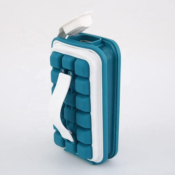 Trendemart Folding Curling Ice Tray Molds Bar Maker Bag