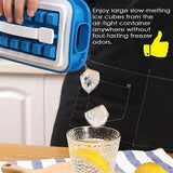 Trendemart Folding Curling Ice Tray Molds Bar Maker Bag