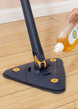 Trendemart Blue Squeezing Triangle Cleaning Mop