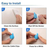 Trendemart Thumb up Hooks Multipurpose Holder (Pack of 10)