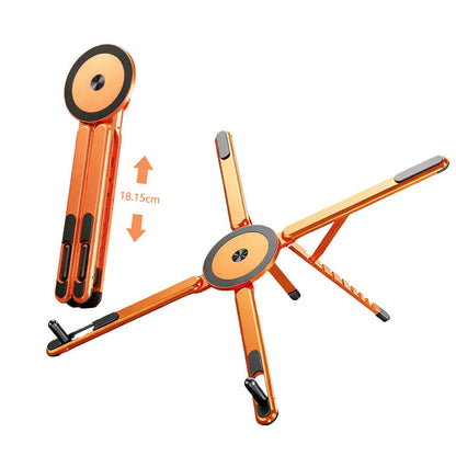 Trendemart 4-in-1 Foldable Aluminium Stand | Phone, Tablet, Laptop & Selfie Stick