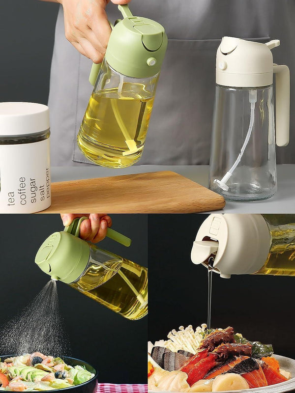 Trendemart 2 in 1 Portable Sprayer Oil Dispenser