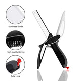 Trendemart 2-in-1 Steel Smart Clever Cutter Kitchen Knife