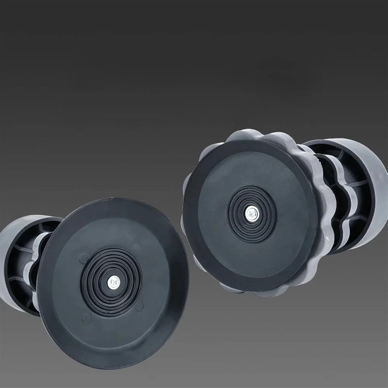 Washing Machine Vibration Pads, Floor Trays, Refrigerator Stand (4 Pcs Set)