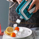Trendemart Folding Curling Ice Tray Molds Bar Maker Bag