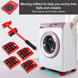 Trendemart Furniture Lifter -Furniture Lifter Mover Tool Set Heavy Duty Furniture Shifting Lifting Moving Tool with Wheel Pads