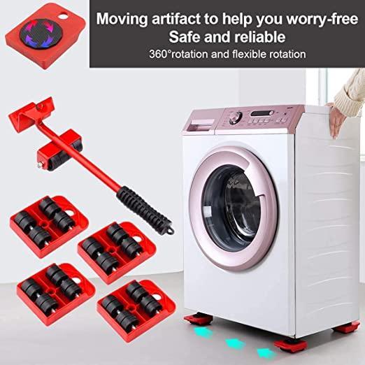 Trendemart Furniture Lifter -Furniture Lifter Mover Tool Set Heavy Duty Furniture Shifting Lifting Moving Tool with Wheel Pads
