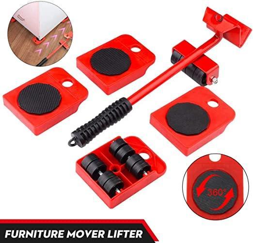 Trendemart Furniture Lifter -Furniture Lifter Mover Tool Set Heavy Duty Furniture Shifting Lifting Moving Tool with Wheel Pads