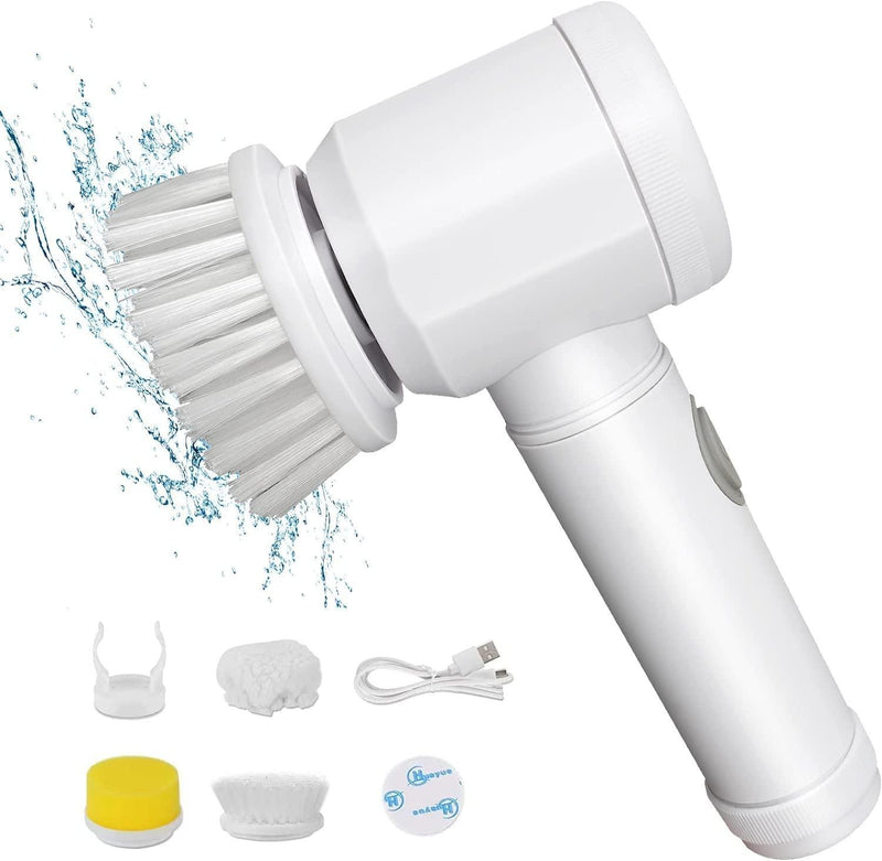 Trendemart 5 in 1 Handheld Bathroom Cleaning Brush