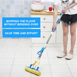 Trendemart Multi-Purpose Foldable Floor Cleaning Squeeze Mop Wiper