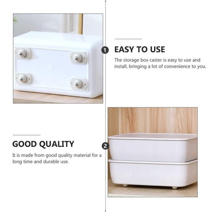 Trendemart Heavy Duty 360 Degree Rotating wheels