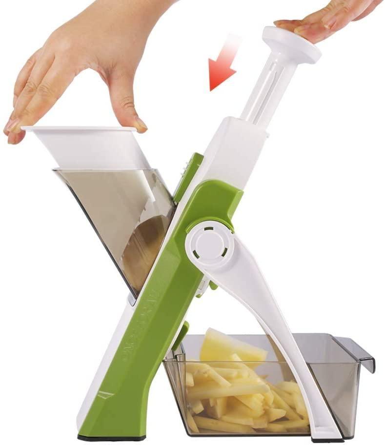 Trendemart Slicer- Slicer for Vegetables, Meal Prep with Thickness, Size Adjustment