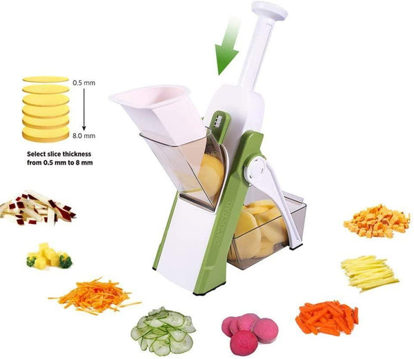 Trendemart Slicer- Slicer for Vegetables, Meal Prep with Thickness, Size Adjustment