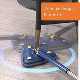 Trendemart Blue Squeezing Triangle Cleaning Mop