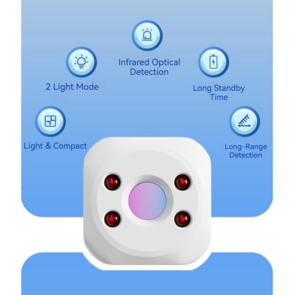 Hidden Camera Detector with Keychain | Infrared Optical Lens Finder