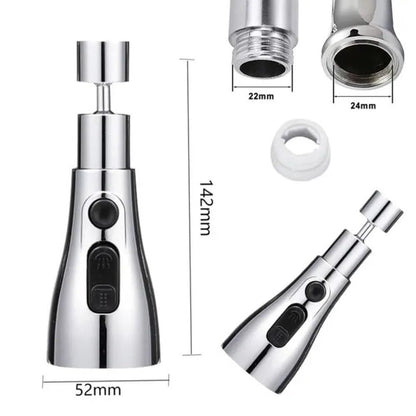 Trendemart 3 Mode Kitchen Sink Faucet Sprayer Head