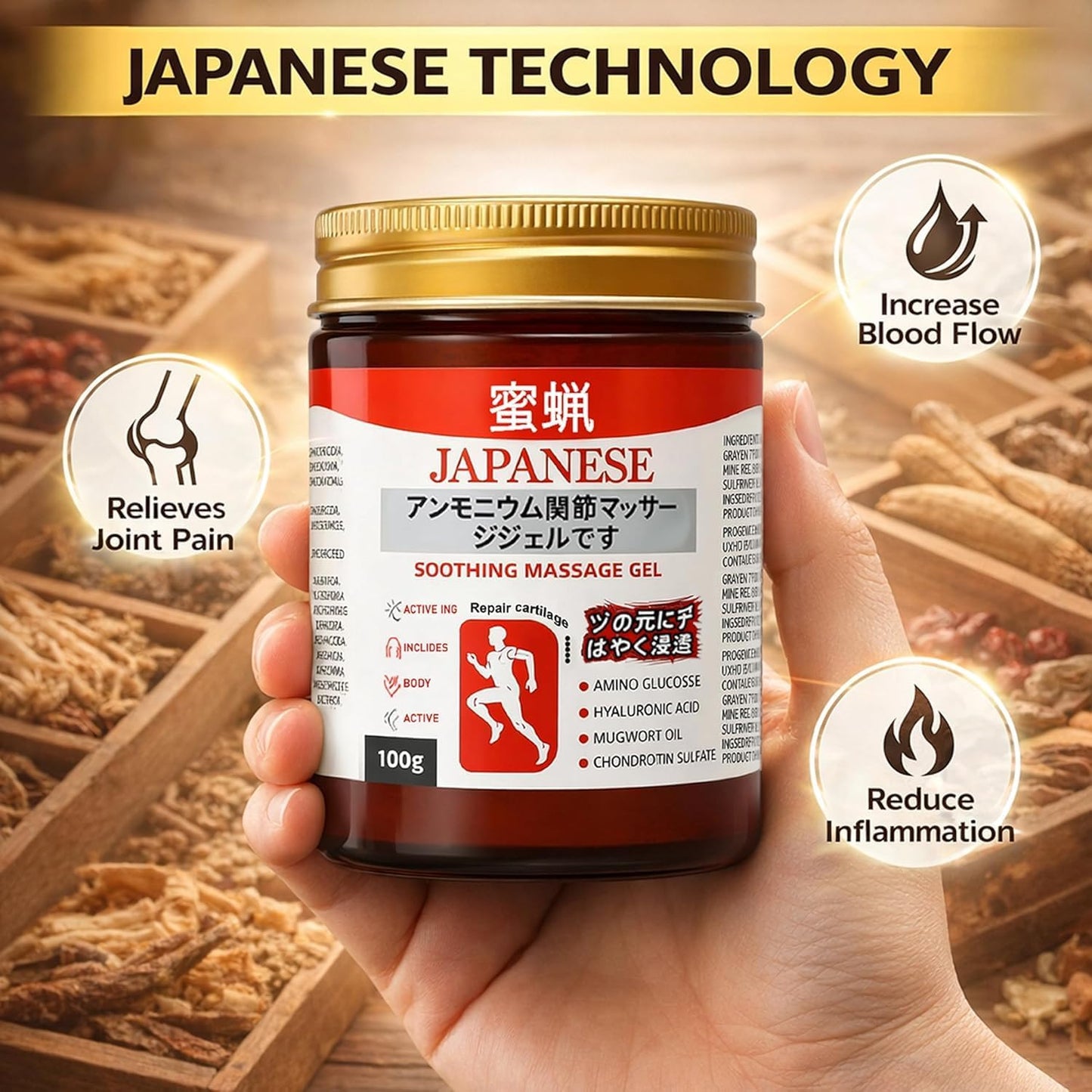Japanese Pain Relief Gel (BUY 1 GET 1 FREE)