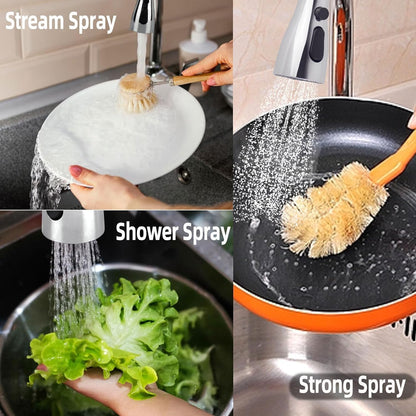 Trendemart 3 Mode Kitchen Sink Faucet Sprayer Head