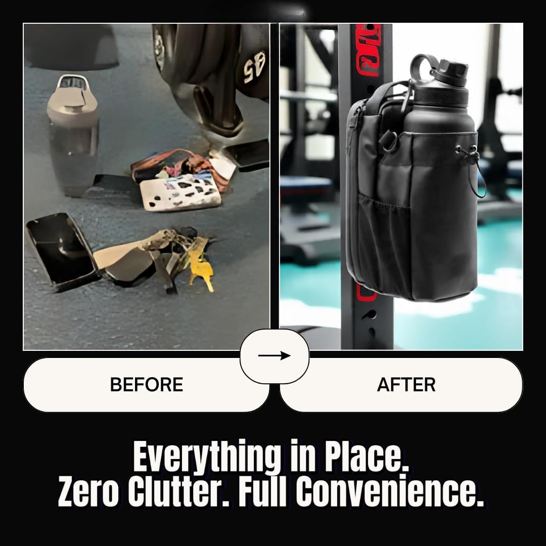 Trendemart Magnetic Gym water bottle holder bag