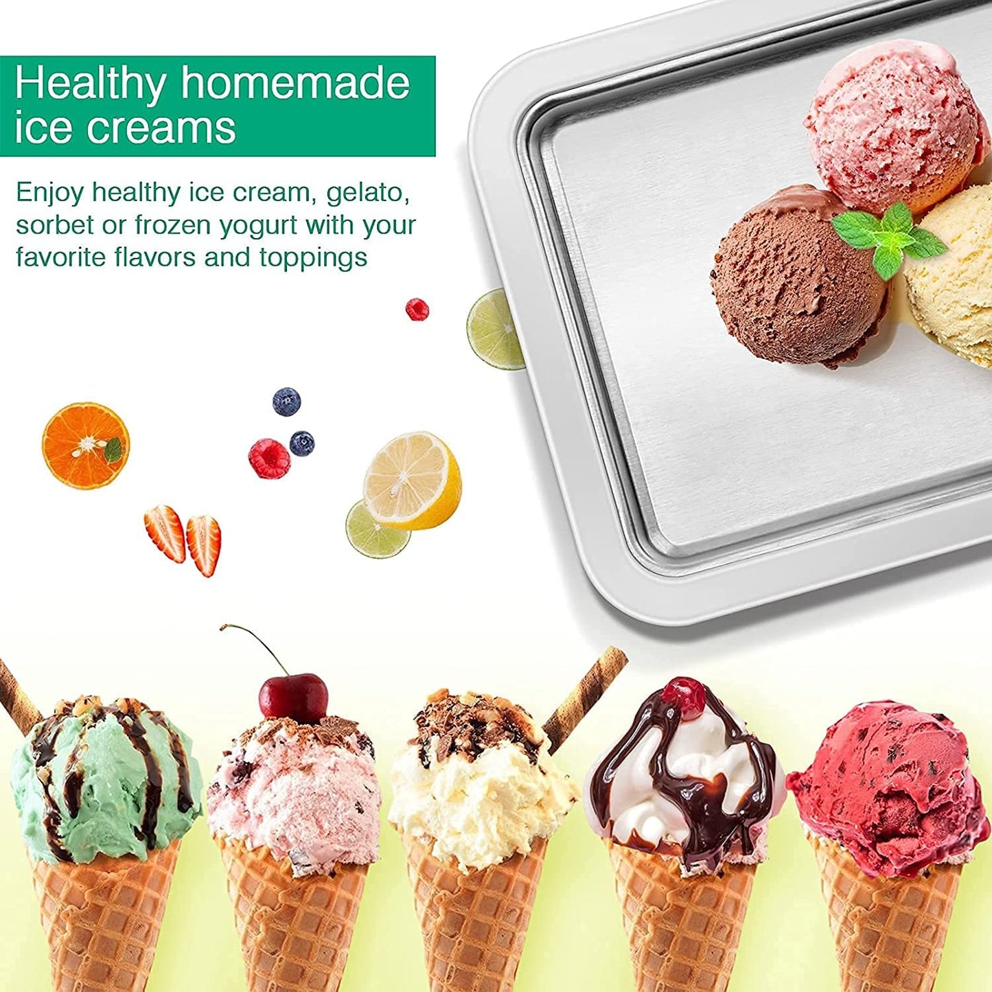 Trendemart Portable Multipurpose DIY Instant Ice Cream Maker