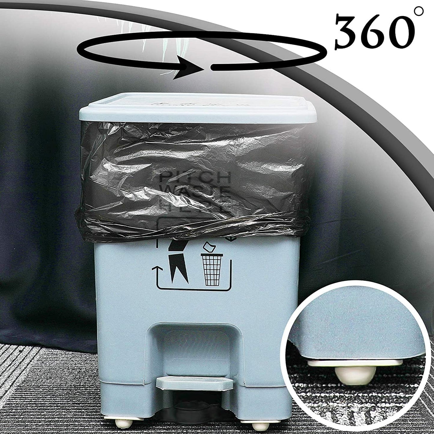 Trendemart Heavy Duty 360 Degree Rotating wheels