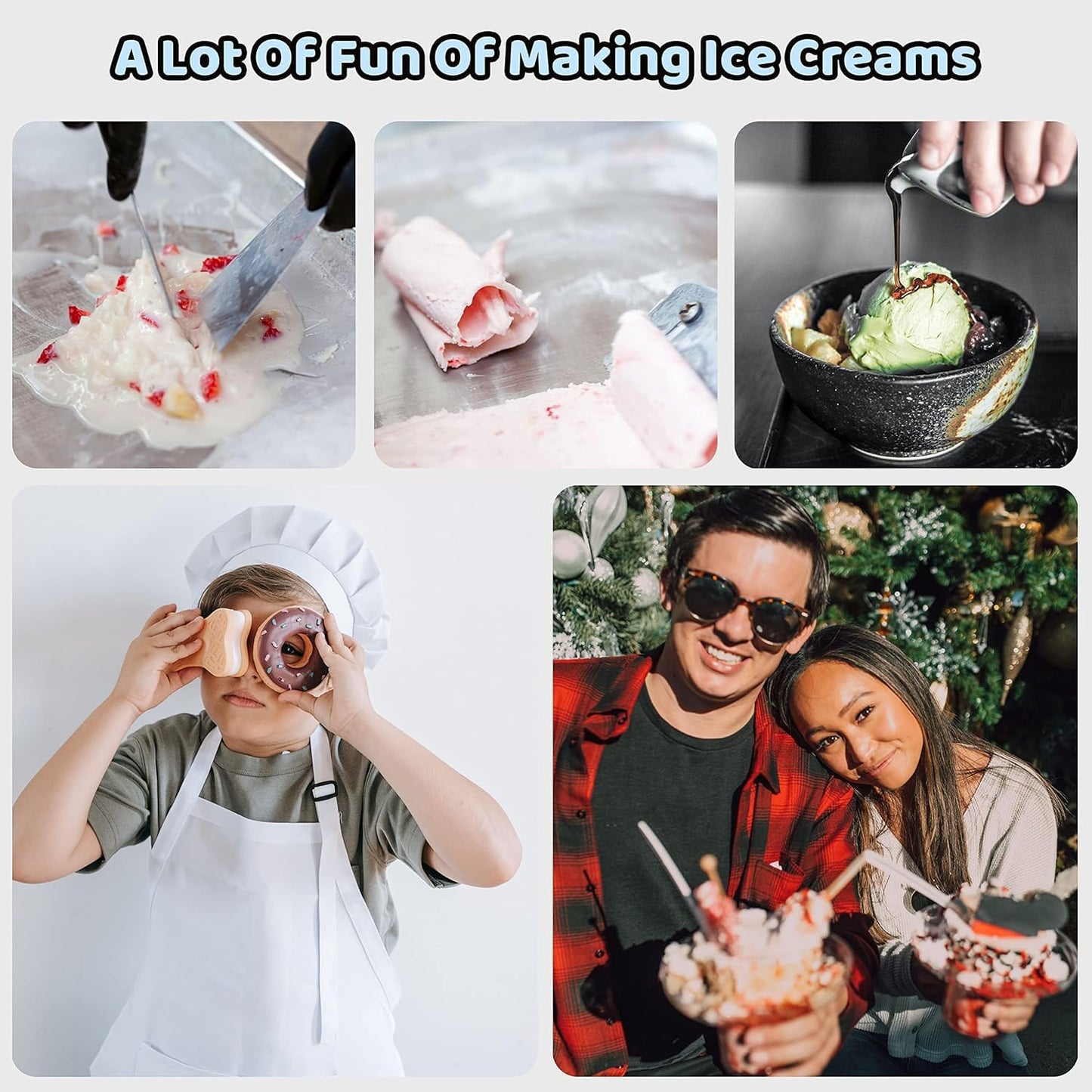 Trendemart Portable Multipurpose DIY Instant Ice Cream Maker