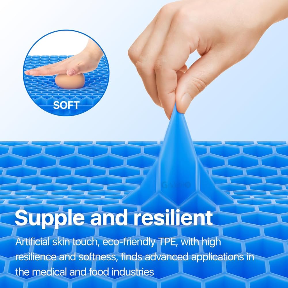 Trendemart Honeycomb Design Gel Seat Cushion