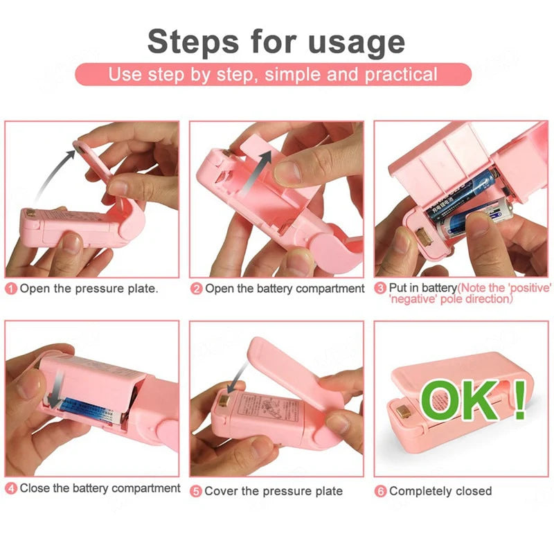 Trendemart Portable Heat Sealer Mini Sealing Machine