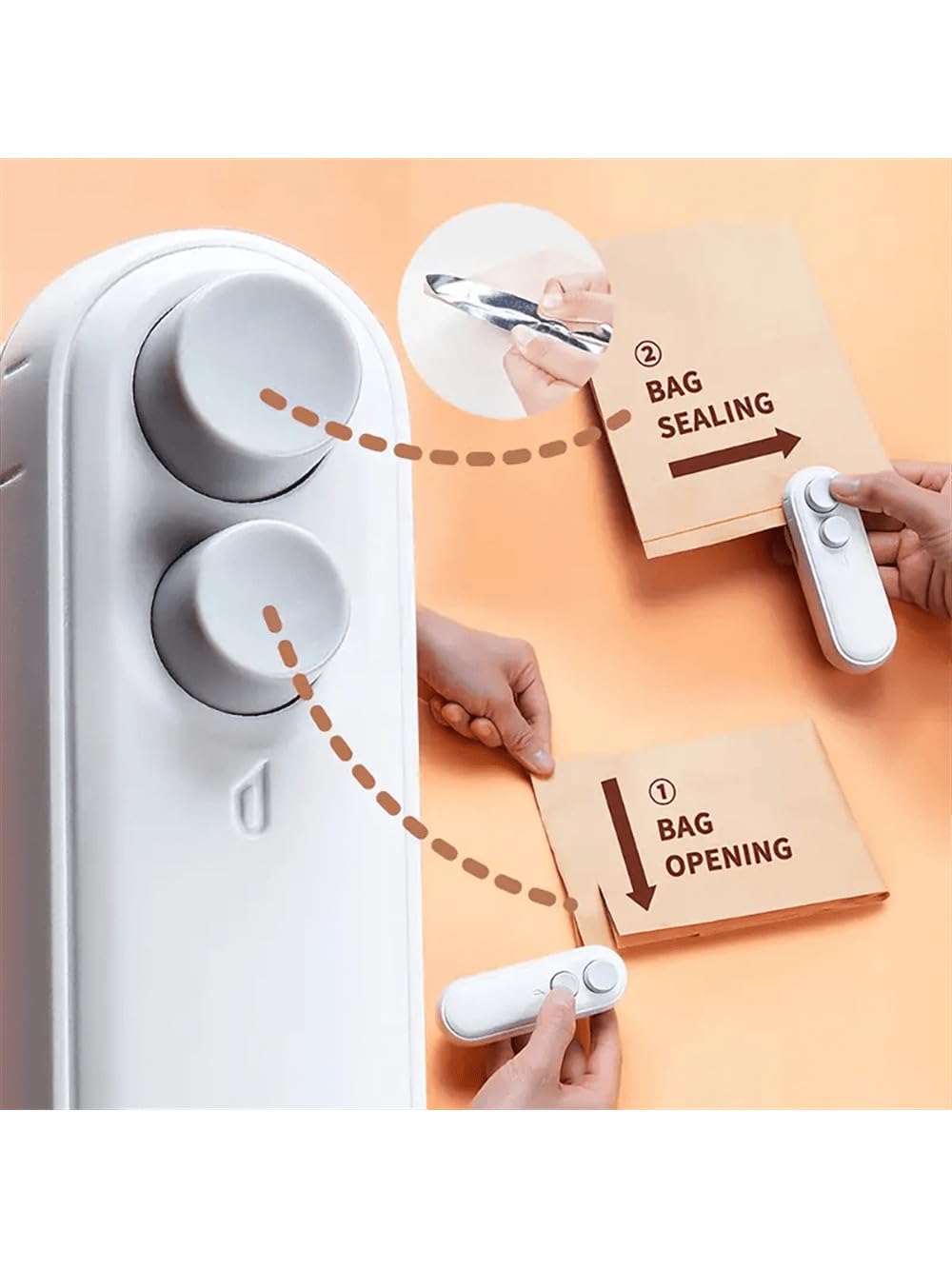 Trendemart Portable Heat Sealer Mini Sealing Machine
