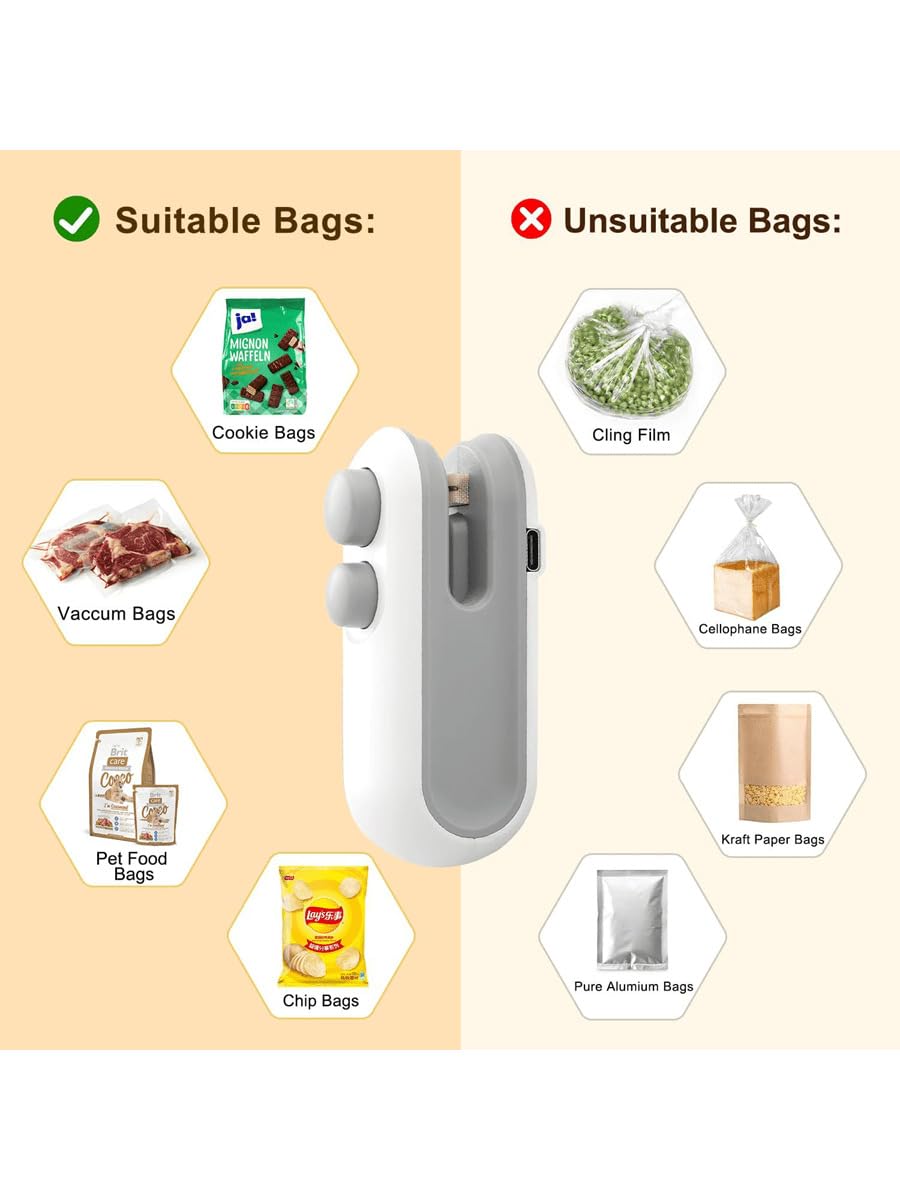 Trendemart Portable Heat Sealer Mini Sealing Machine