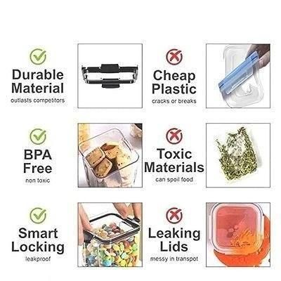 Trendemart Air Tight For Kitchen Storage Set(Pack of 4)