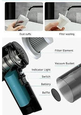 Trendemart Portable Air Duster Wireless Vacuum Cleaner