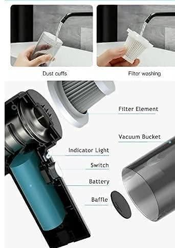 Trendemart Portable Air Duster Wireless Vacuum Cleaner